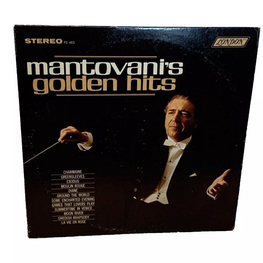 Mantovani's Golden Hits (Vinyl, 1967) London PS 483 VG+ LP Record Album